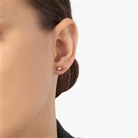 Mono orecchino Dodo Donna Bollicine in Oro rosa Rubino 0.08 Ct DHC3002-BOLLI-RU09R - DHC3002-BOLLI-RU09R